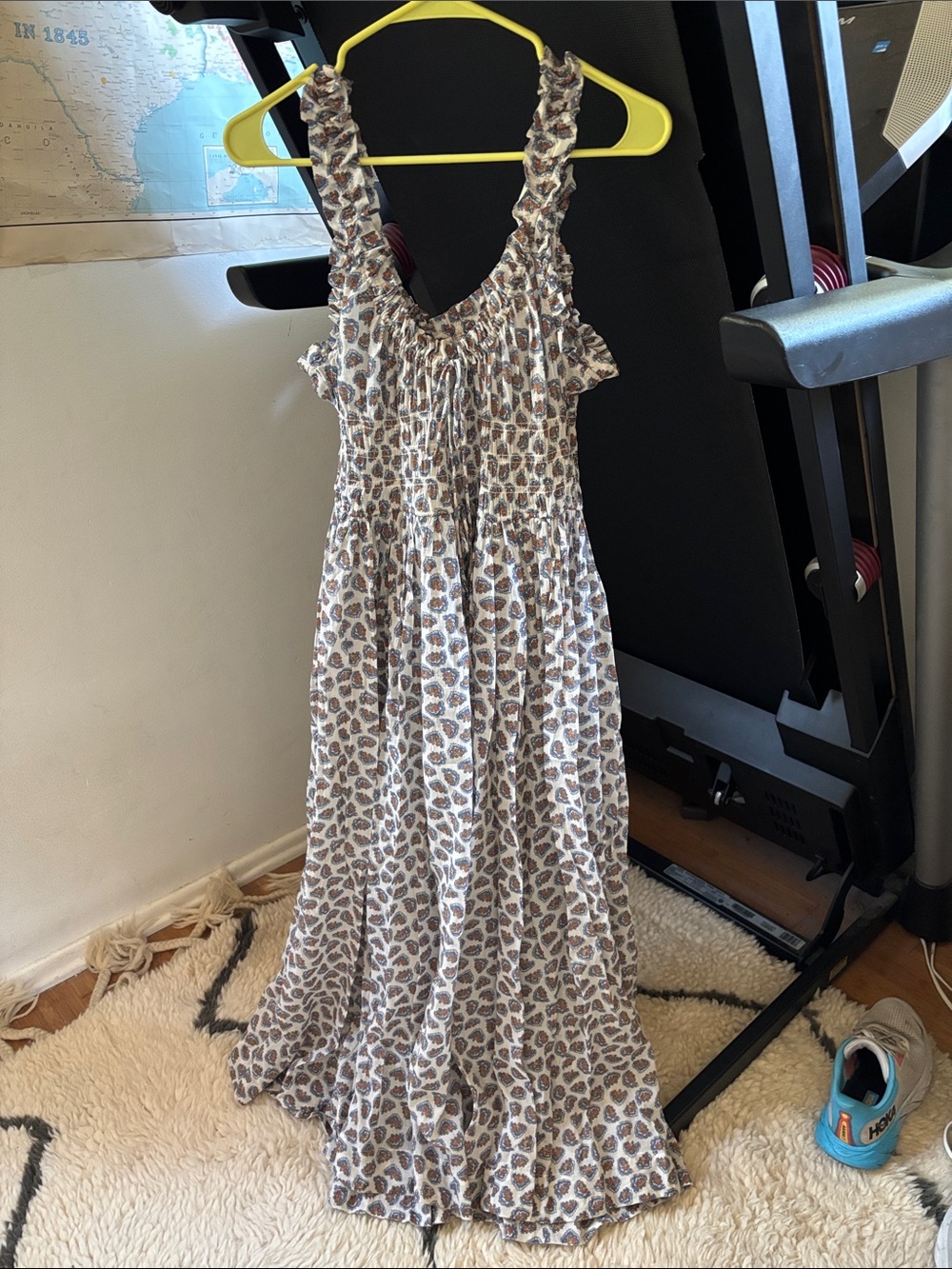 Dôen Doen Emmaretta Dress Sea Salt Bedford Paisley - Picture 7 of 17
